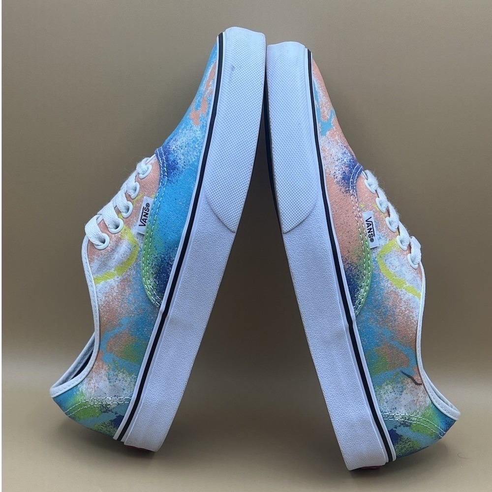 Vans Doheny Pastel Tie Dye Paint Splatter Skate Shoes -‎ Women's Size 9 USED - Picture 5 of 8